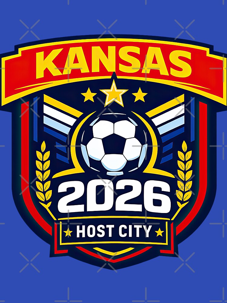 Kansas 2026 Host City Emblem Welcoming the World Cup 2026 by BrickByDream