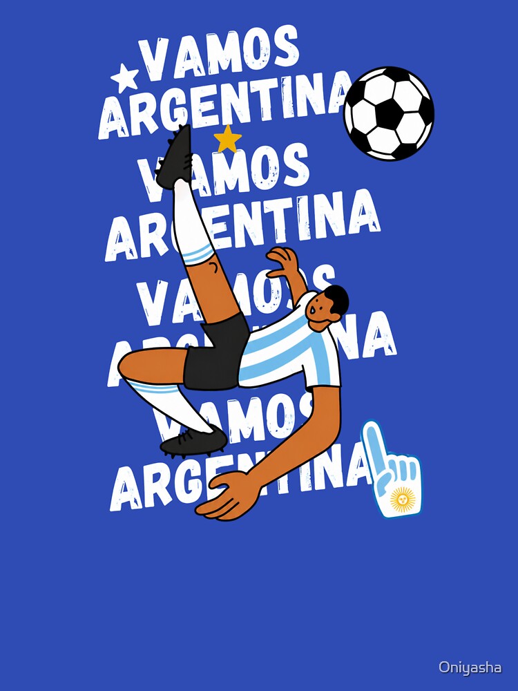 Argentina Soccer World Cup Fan Vibes by Oniyasha