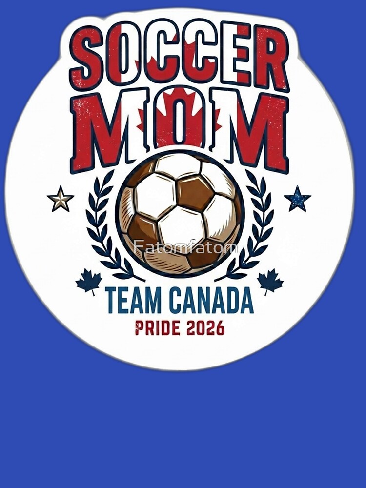 Vintage Canada Soccer Mom Retro Canadian Flag Football Fan by Fatomfatom
