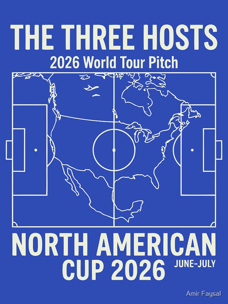 North American Cup 2026 Three Hosts Pitch Map by Amir Faysal