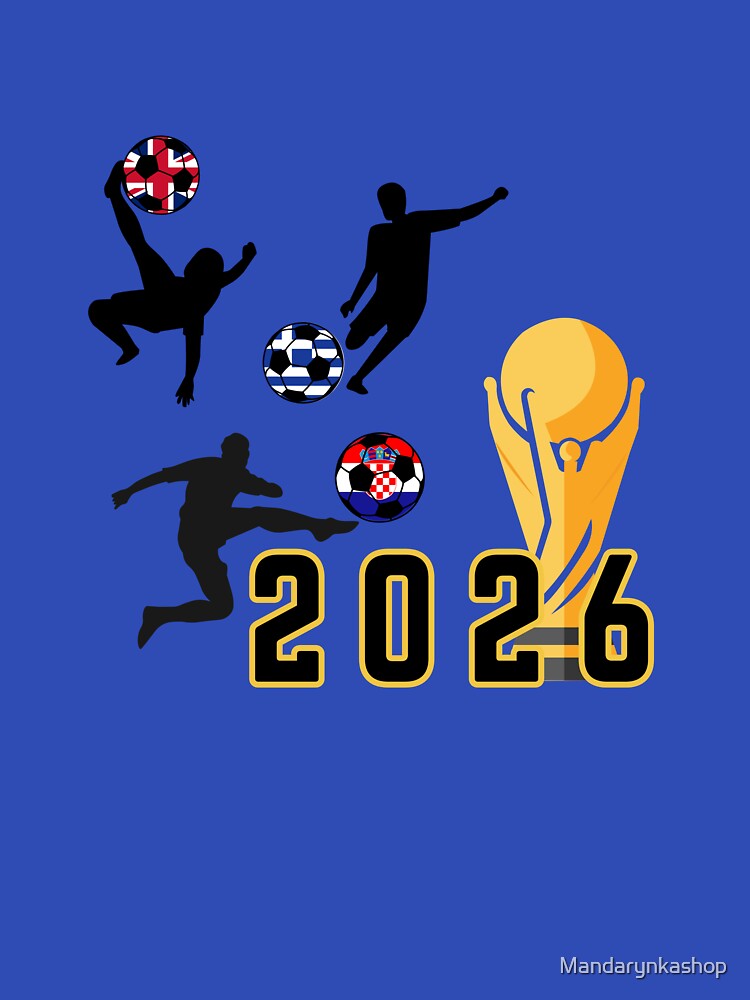 England, Croatia, Greece Football 2026 - International Soccer Tournament by Mandarynkashop