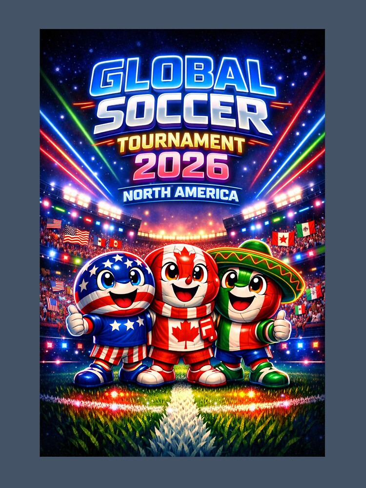 Global Soccer Tournament 2026 – Neon Stadium Energy by AleksKos