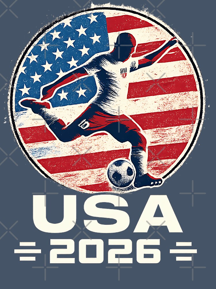 Team USA Flag Soccer Player 2026 by legendaryskins