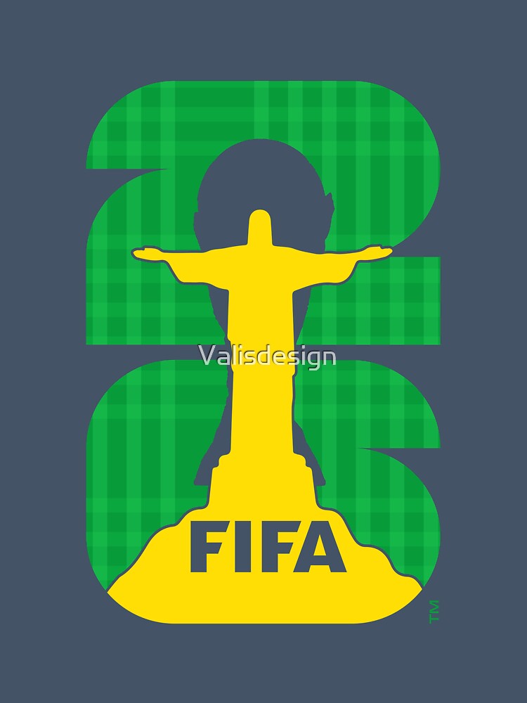 Brazil Football Inspired 2026 Emblem | Modern Soccer Crest Desig by Valisdesign