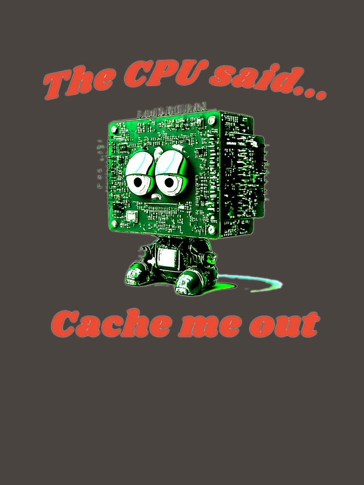 CPU, a funny computer gift, for the geek and the computer lover by PiperParrot