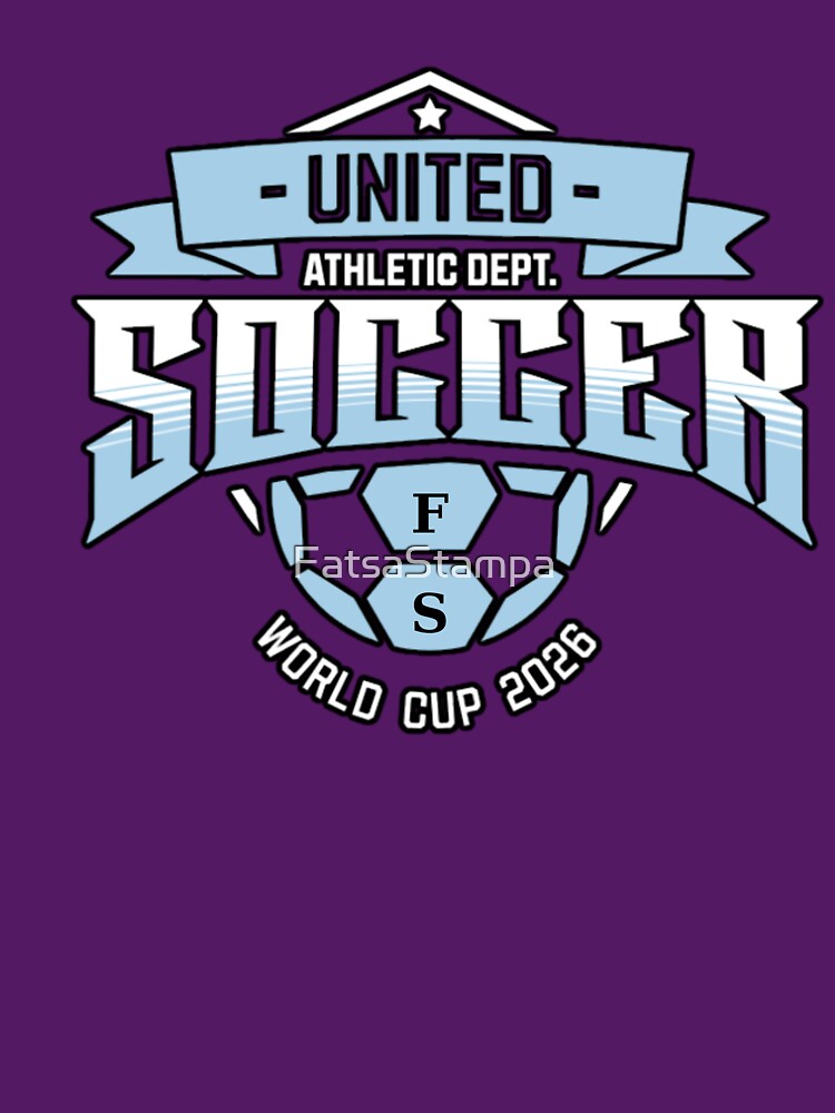 World Cup 2026 Soccer Emblem | United Athletic Dept Retro Badge Design by FatsaStampa