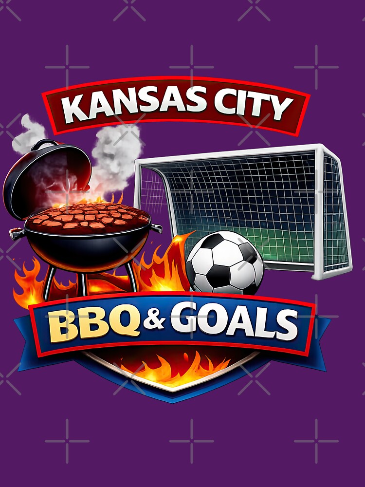 Kansas City BBQ & Soccer Elegant and Gorgeous by BrickByDream