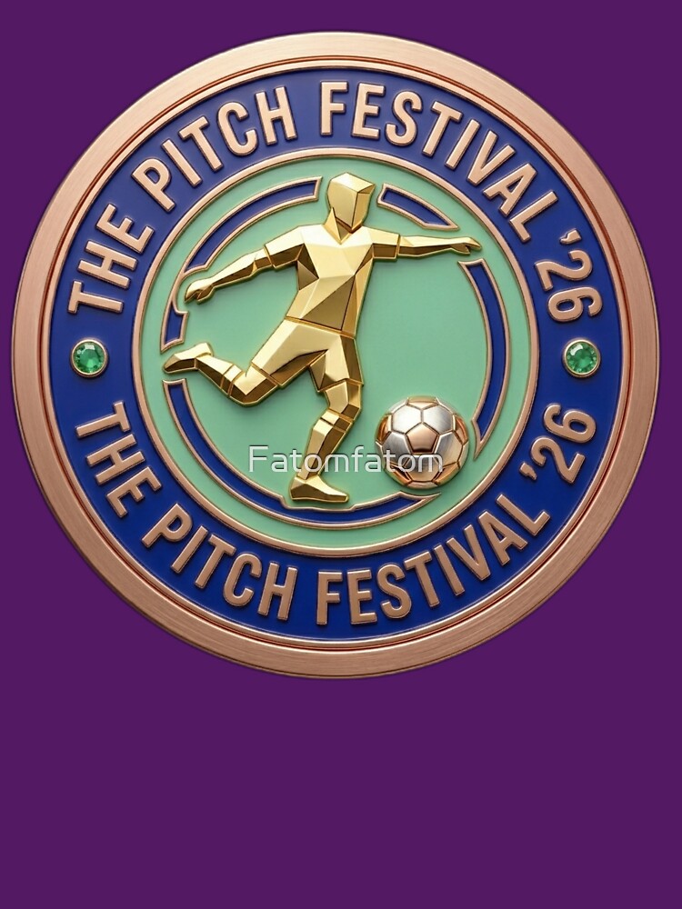 The Pitch Festival 2026 Soccer Royal Emblem by Fatomfatom