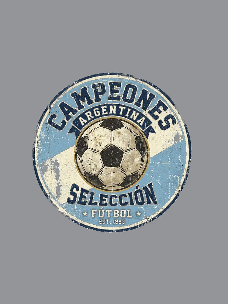 Campeones Argentina Futbol Tee by Fankickstore