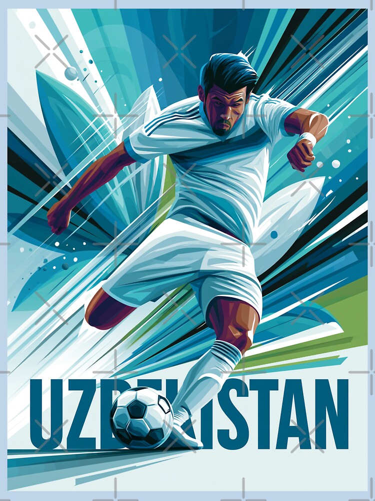 Uzbekistan Soccer by StudioRedKoala
