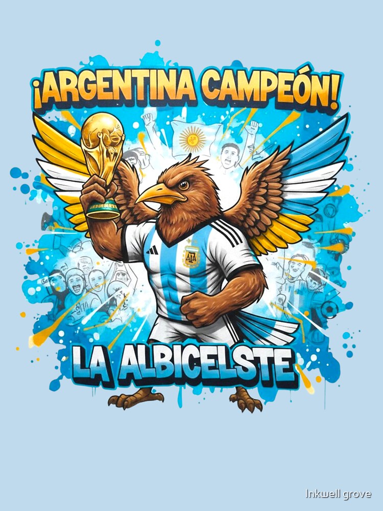 ​¡Argentina Campeón! La Albiceleste World Cup Champion Design by Inkwell grove