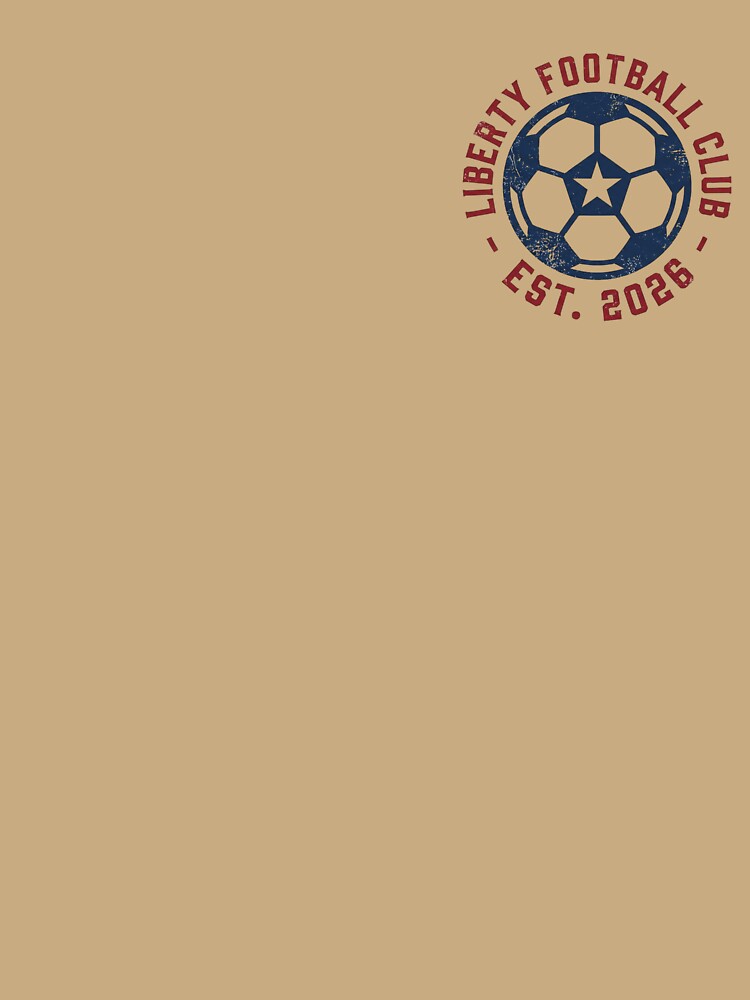 Liberty Football Club Vintage Badge - USA 2026 Soccer Logo by HappySproutArt