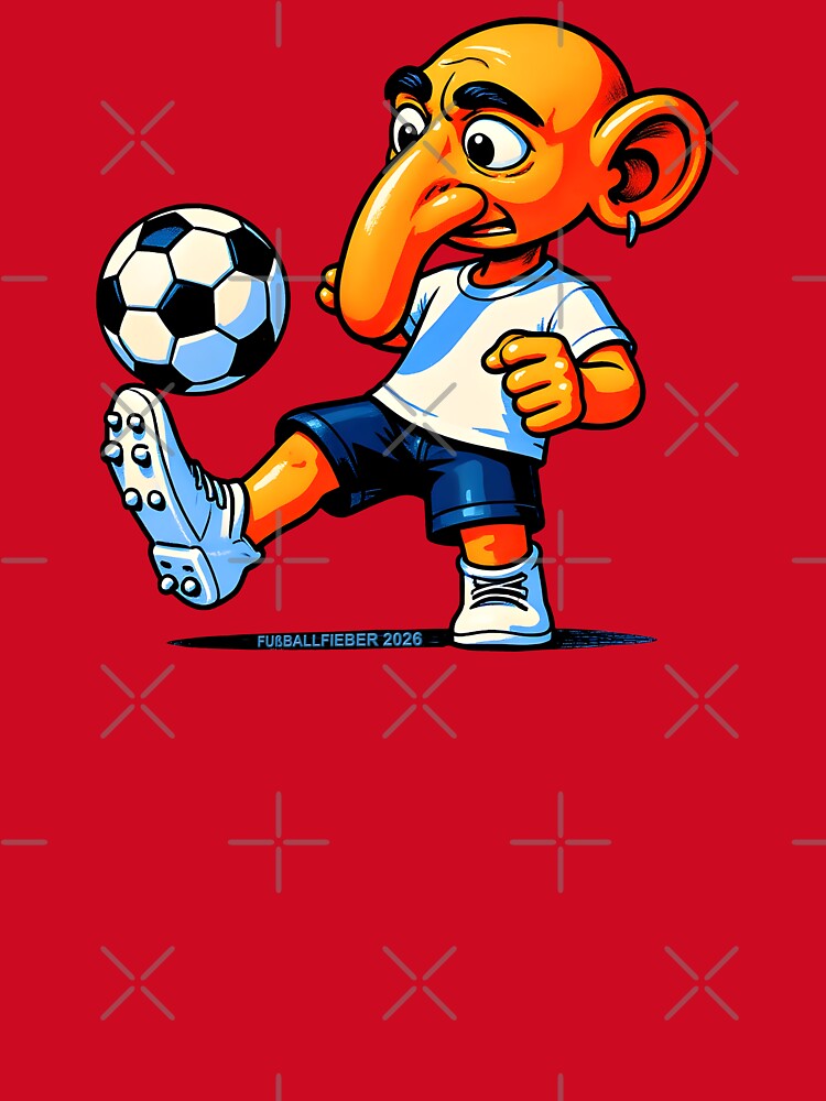 Mascot Willy plays football (Football Willy) Long Nose by Segasprojects