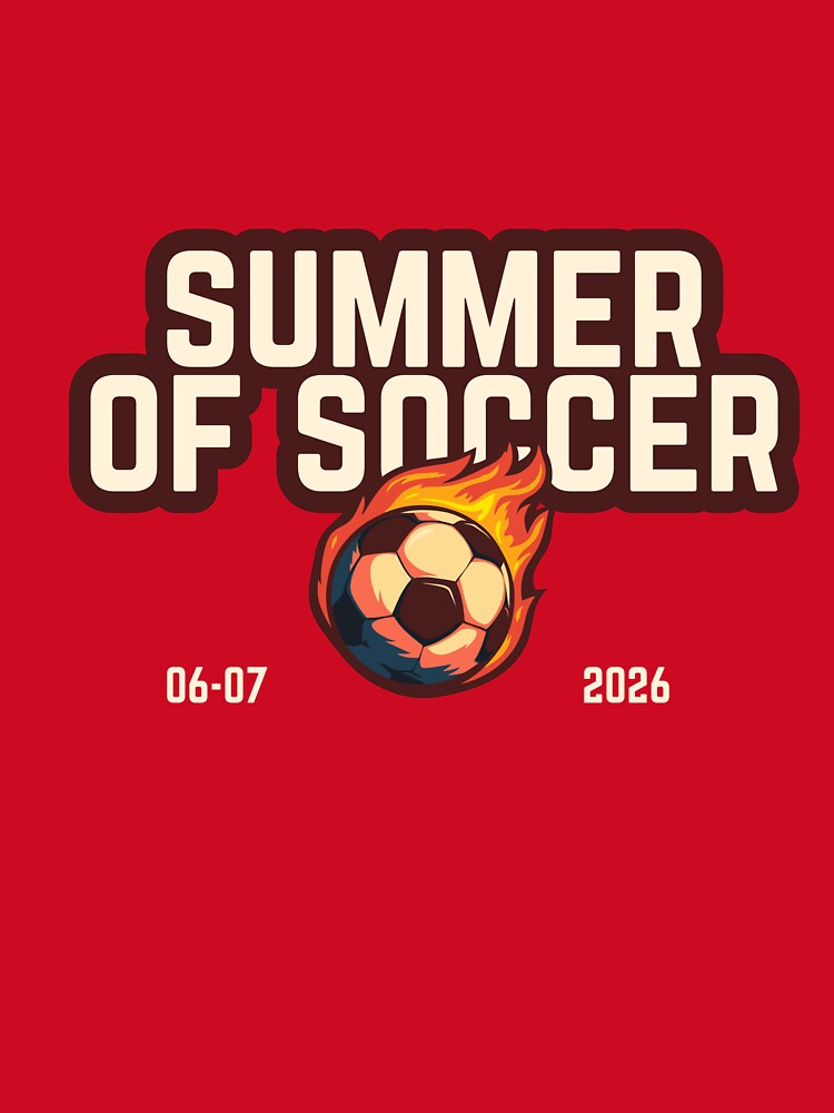 Summer of Soccer 2026 Retro Soccer Fan by Tattyarts