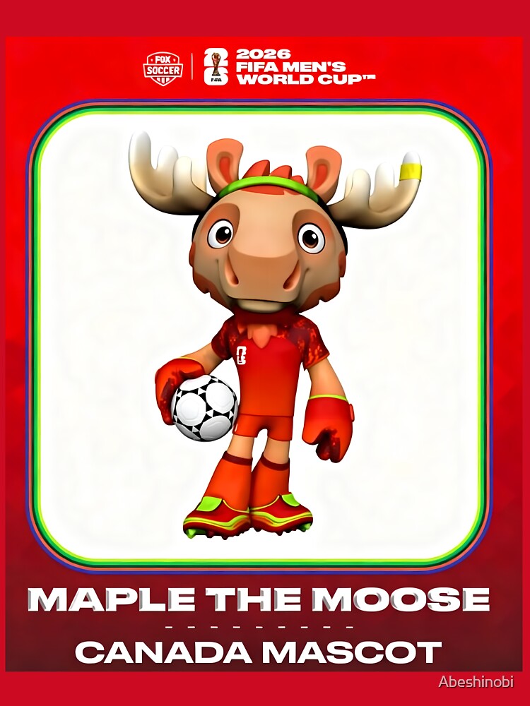 2026 Canadian Soccer Mascot – Maple The Moose by Abeshinobi