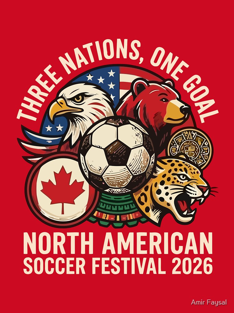 North American Soccer Festival 2026 Three Nations by Amir Faysal