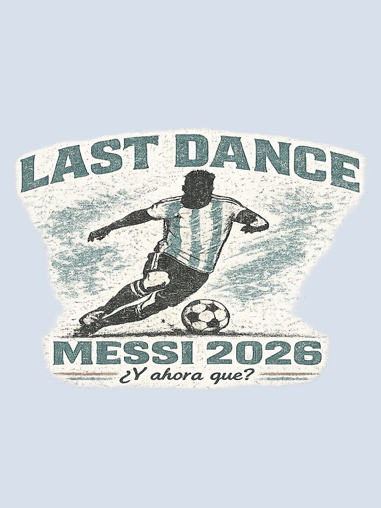 Last Dance Messi 2026 Vintage Soccer Tribute by ArthUpscale