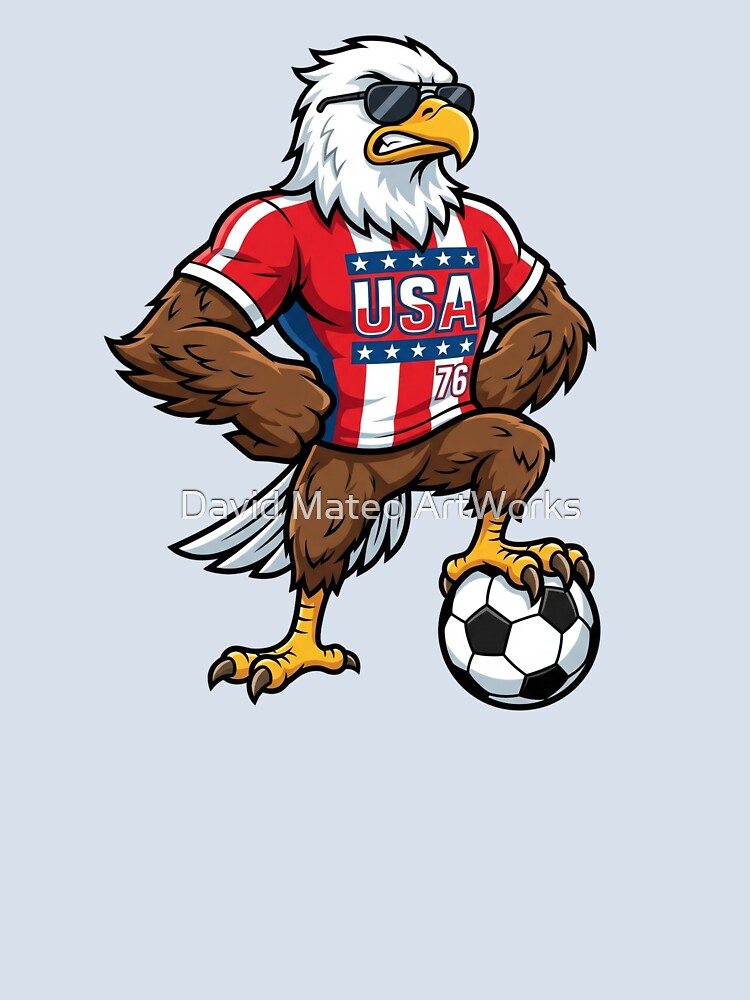 American Eagle Soccer Player World Cup 2026 by David Mateo ArtWorks