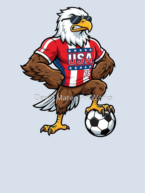 American Eagle Soccer Player World Cup 2026 by David Mateo ArtWorks