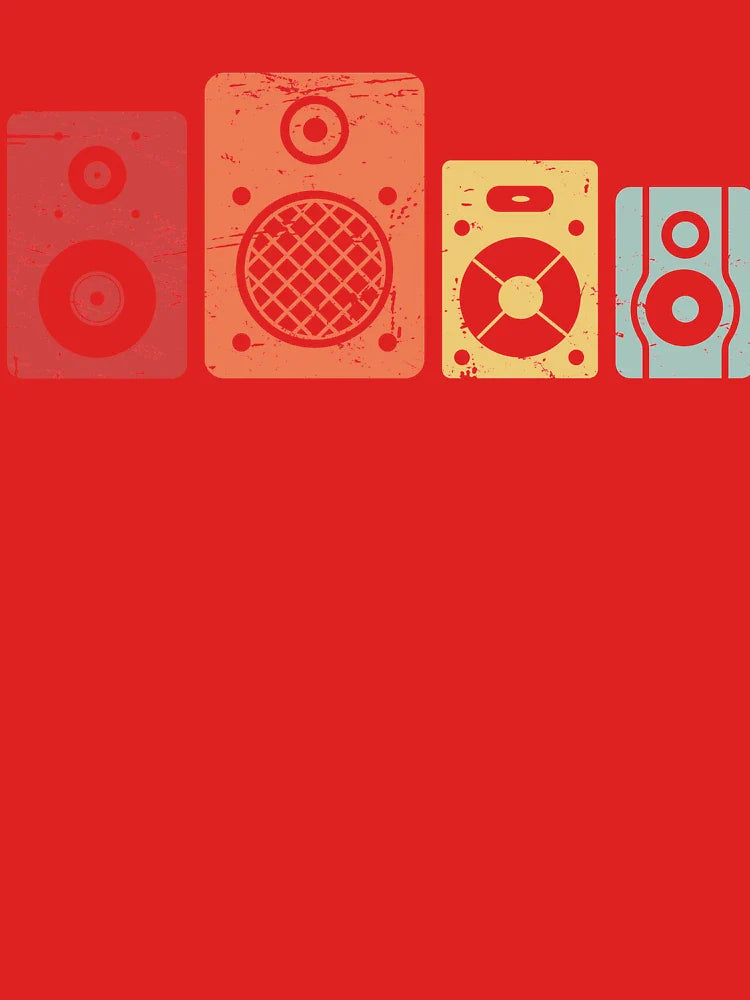 Retro Vintage Audiophile Speakers Classic T-Shirt