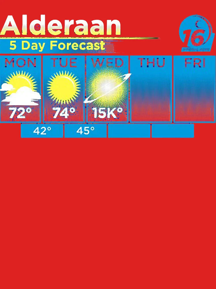 ALDERAAN 5 DAY FORECAST Classic Classic T-Shirt