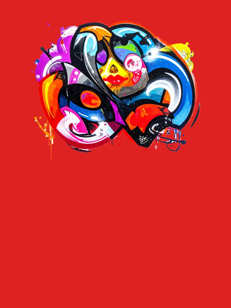 Colorful abstract graffiti Classic T-Shirt