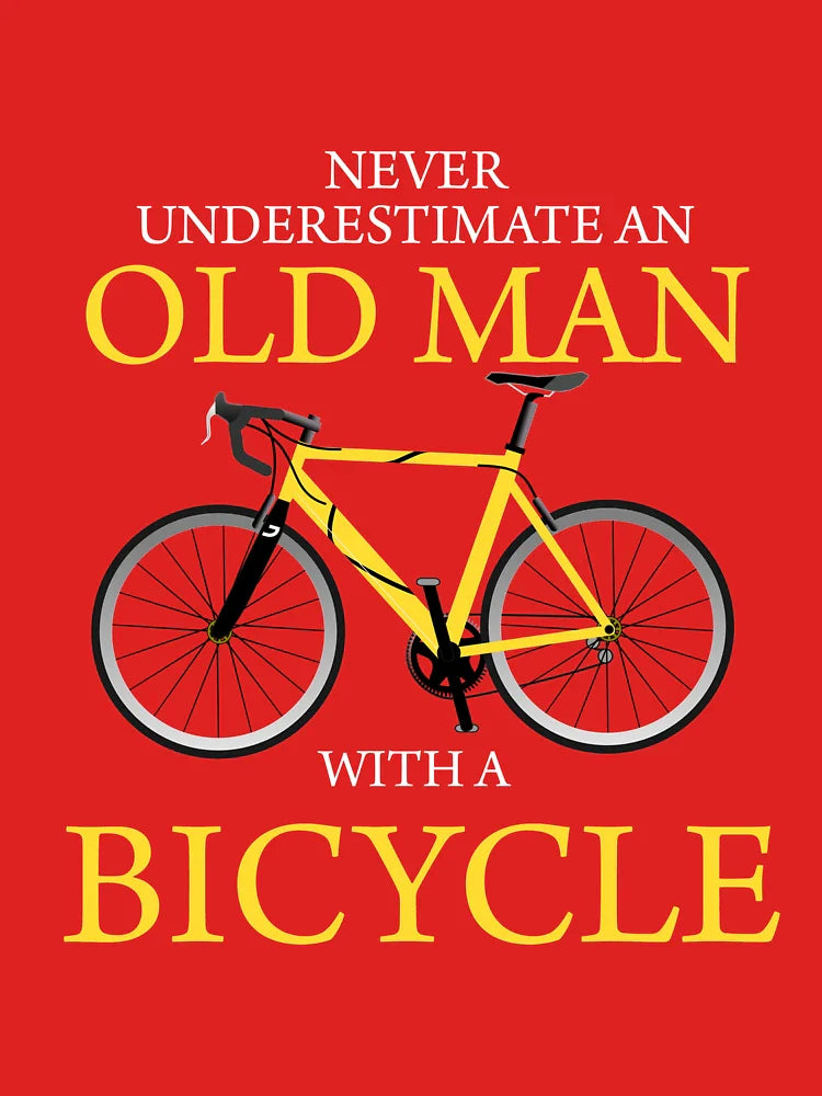 Never Underestimate Old Man With Bicycle Classic T-Shirt