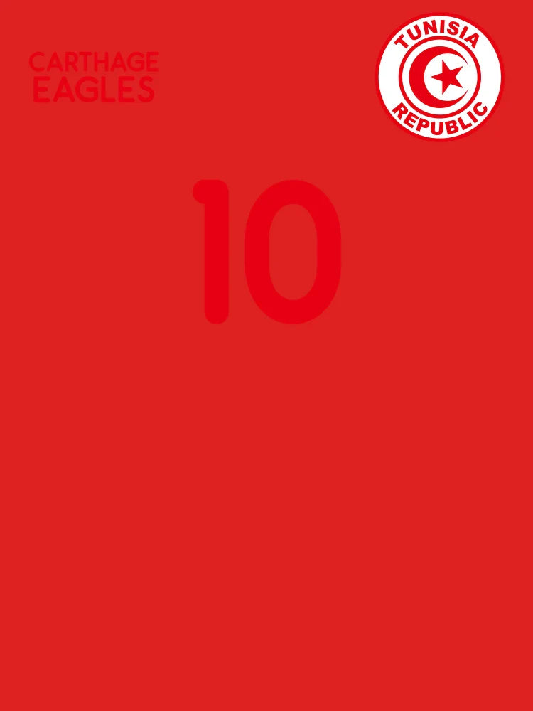 Tunisia Soccer Pride Retro Football Jersey for Fans Classic T-Shirt