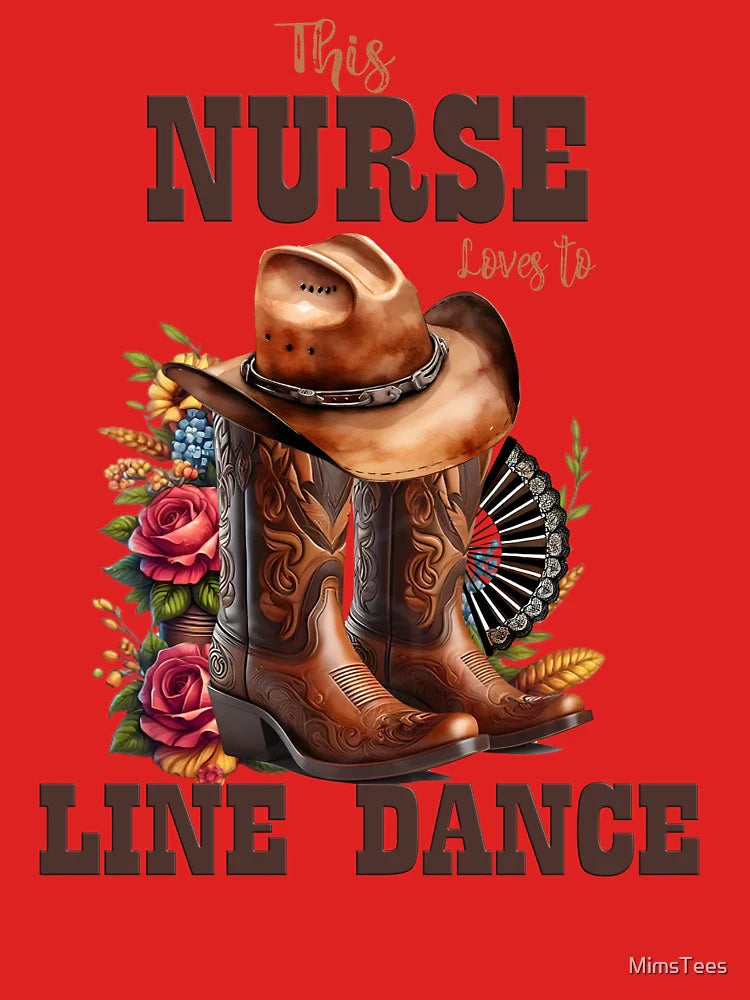 This Nurse Loves To Line Dance Classic T-Shirt