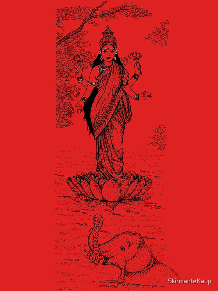 Goddess Lakshmi – Abundance & Divine Energy Classic T-Shirt
