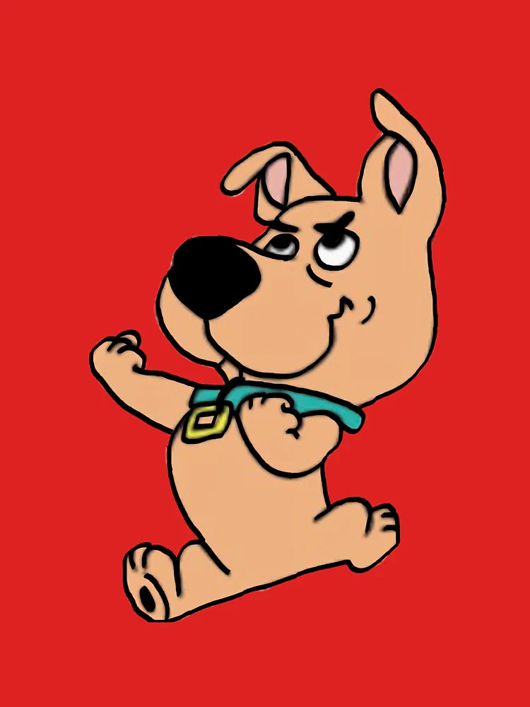 scrappy doo fists outlined  Classic T-Shirt