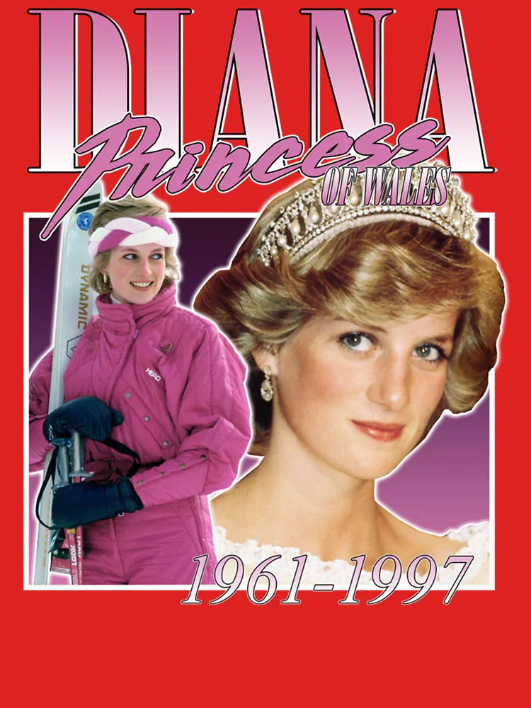 Diana Princess Of Wales  90s style  Pink variant   Classic T-Shirt