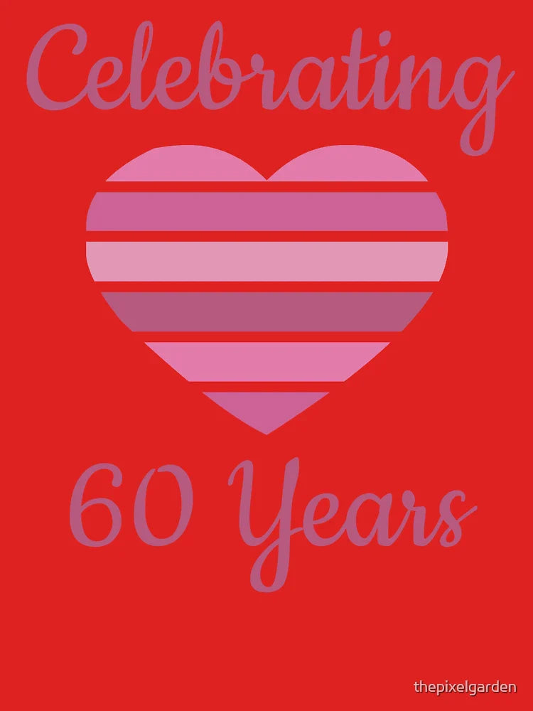 Celebrating 60th Wedding Anniversary Classic T-Shirt