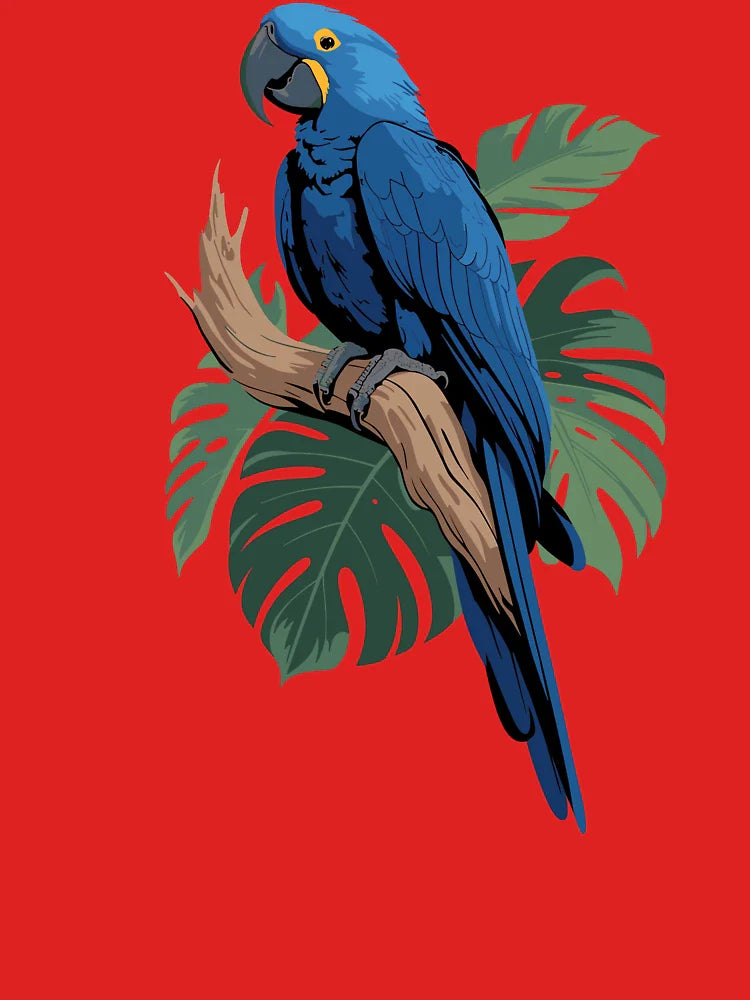 Hyacinth Macaw Tee – Bold Blue Amazon Parrot Tropical Classic T-Shirt
