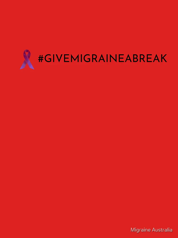 Give Migraine a Break (black font designed for light backgrounds) Classic T-Shirt