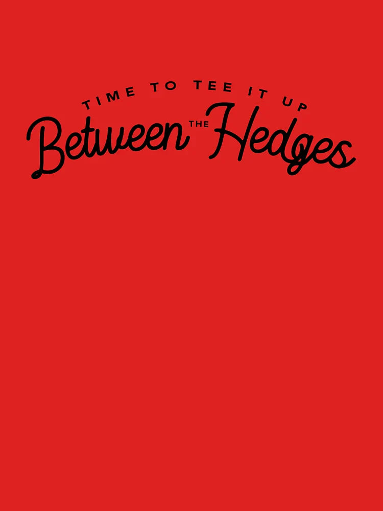 Tee It Up Between the Hedges of Sanford Stadium & Georgia Football Classic T-Shirt
