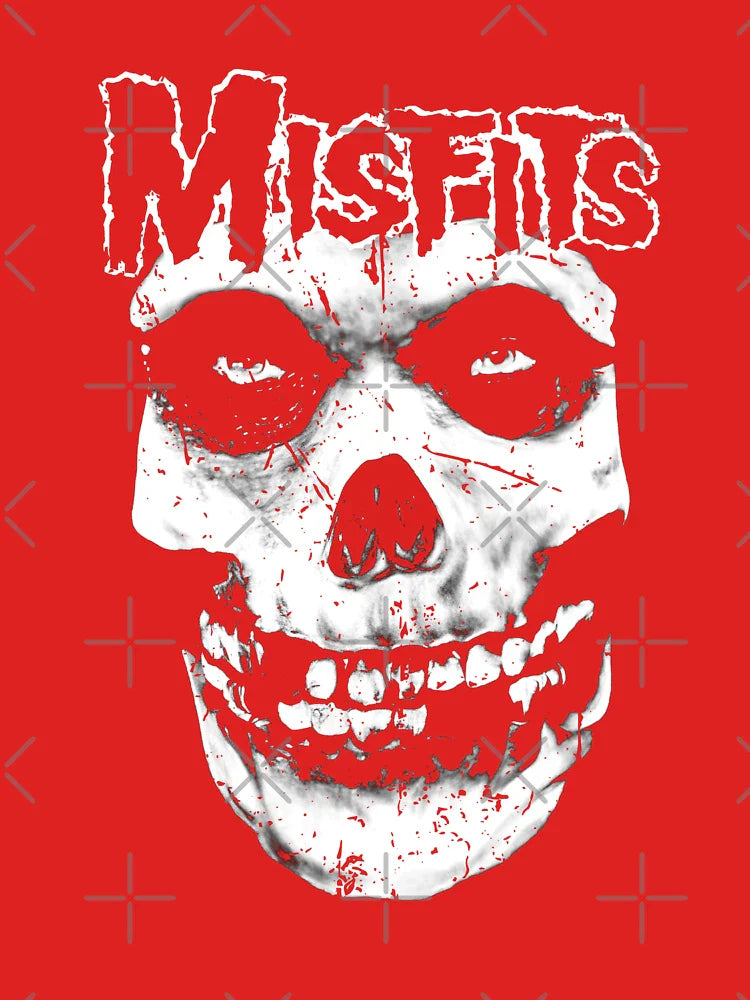 DUK FAT - Misfits Crimson Ghost (Distressed) Classic T-Shirt