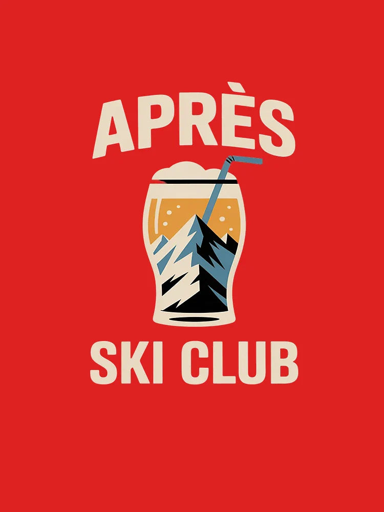 Après Ski Club Retro Alpine Style Classic T-Shirt