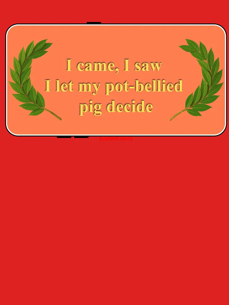 I let my pot-bellied pig decide Classic T-Shirt