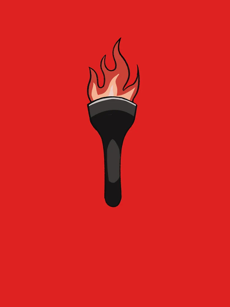 FLAMING TORCH SIGNAL DESIGN Classic T-Shirt