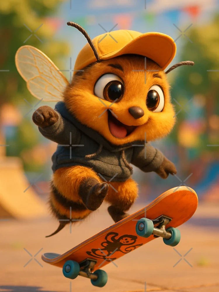 Skater Tawny Mining Bee Classic T-Shirt