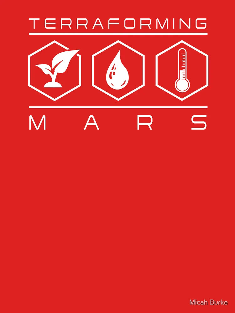 Terraforming Mars - Icon Outline Classic T-Shirt