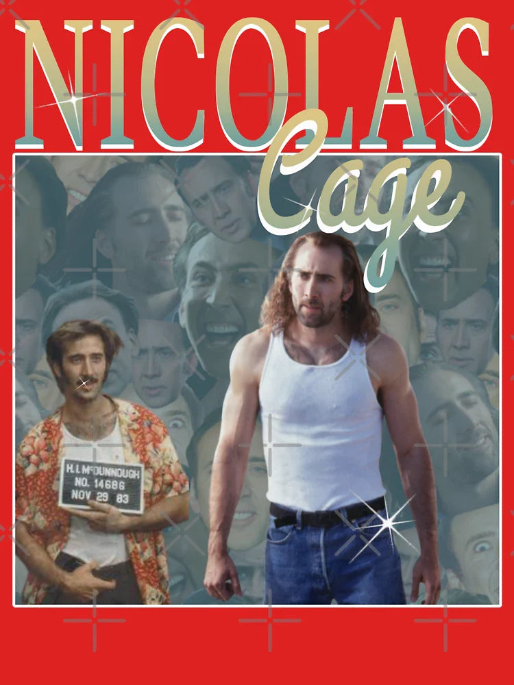 Nicholas Cage Vintage - Nicolas Cage - Nick Cage - Nic Cage  Classic T-Shirt