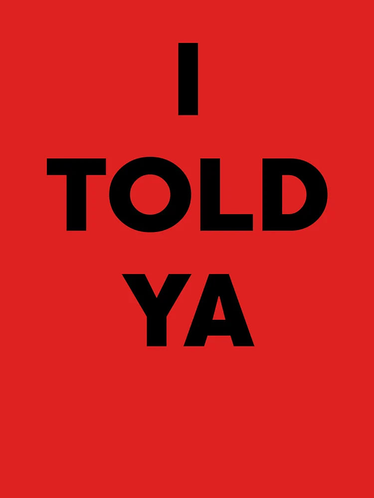 I TOLD YA | Challengers movie | Zendaya Classic T-Shirt