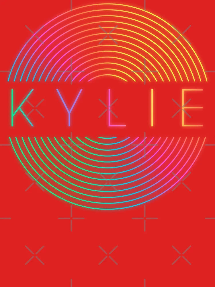 KYLIE MINOGUE Rainbow Vinyl Record Classic T-Shirt