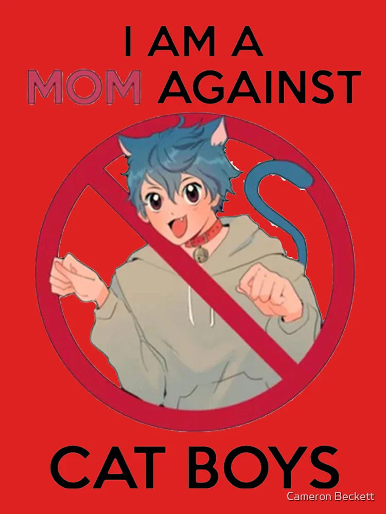 I AM A MOM AGAINST CAT BOYS Classic T-Shirt