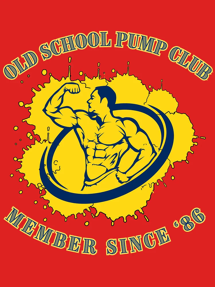 Old School Pump Club – Retro Bodybuilder Gym T-Shirt Classic T-Shirt
