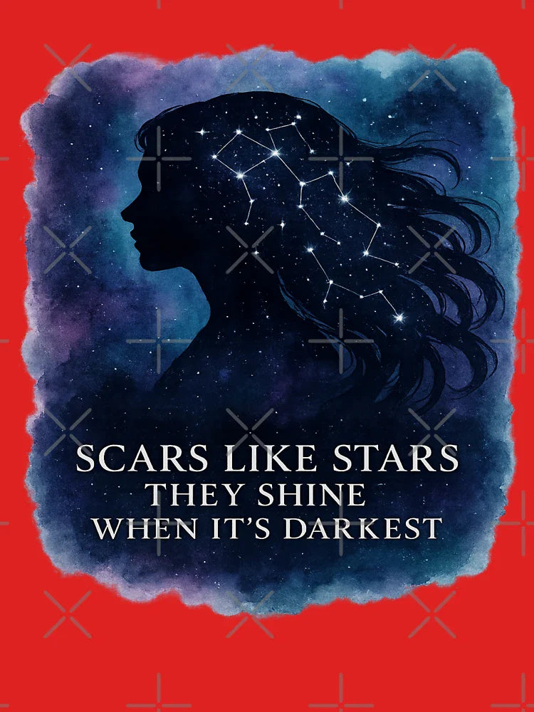 Scars Like Stars – Celestial Healing Silhouette Art Classic T-Shirt