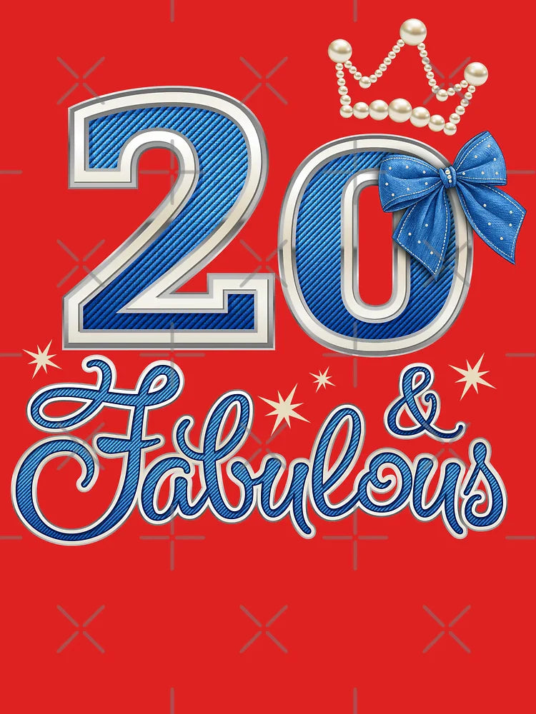 20th Birthday. 20 & Fabulous women’s Classic T-Shirt
