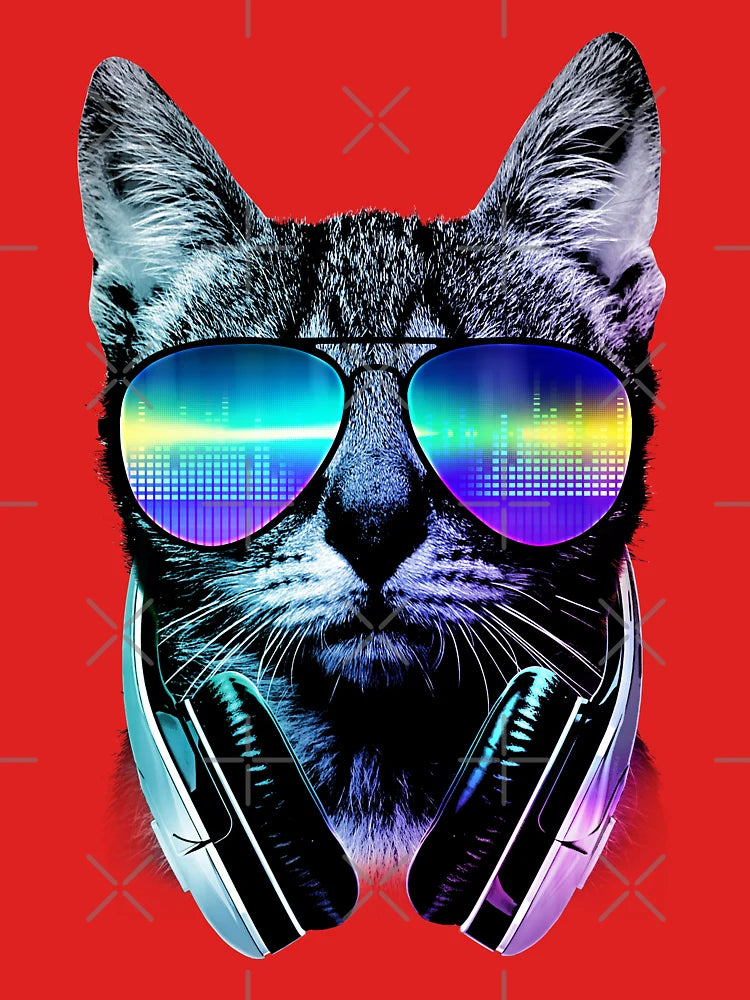 Music Lover Cat Classic T-Shirt